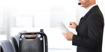 Máy trợ giảng Shidu P.O17 - UHF có thiết kế hiện đại với màn hình OLED